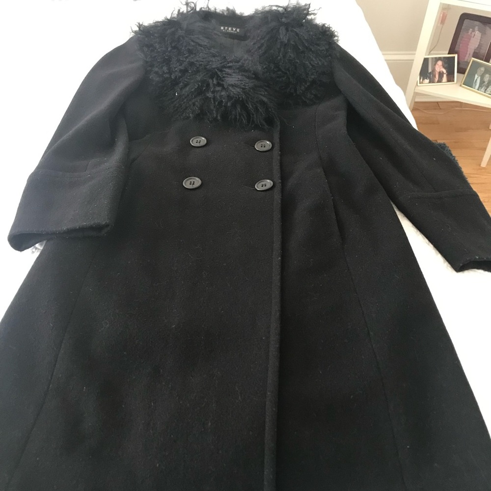 Steve by Searle Fur collar Winter coat